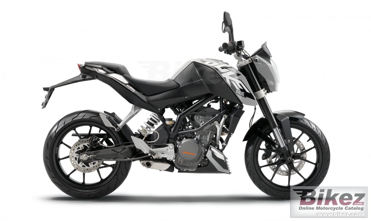 Big KTM 125 duke picture and wallpaper from Bikez.com